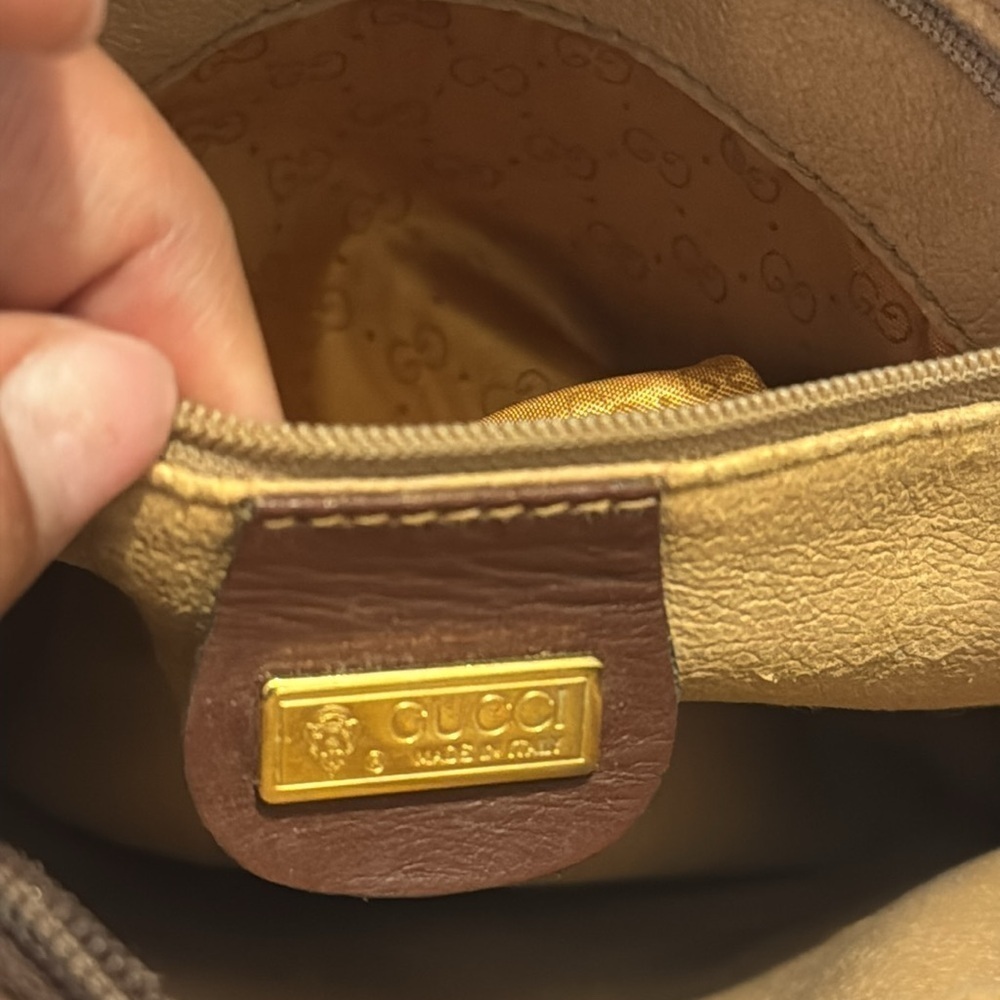 Gucci Micro GG Monogram Messenger Bag Vintage - Picture 10 of 12